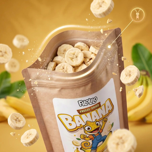 FiloLilo – Banane liofilizate (felii) 20 g