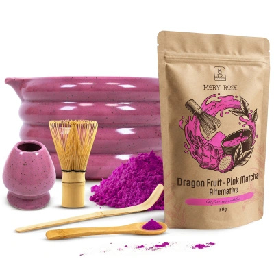 Set pentru prepararea Pink Matcha