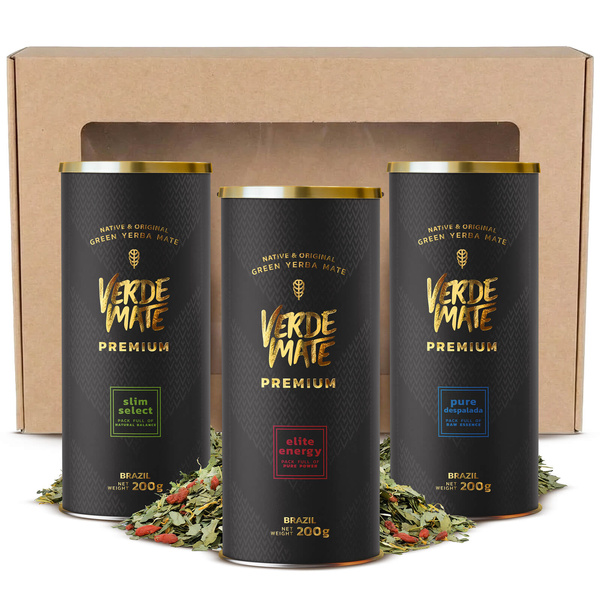 Set de cadou de Yerba Mate Verde Mate Premium