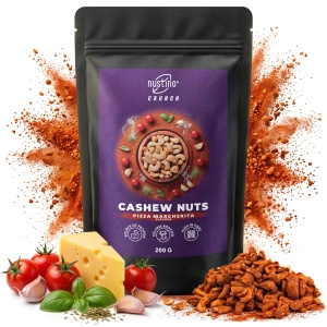Nustino Crunch – Caju prăjit – Pizza Margherita Flavour 200 g