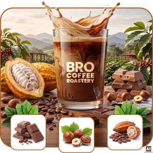 Bro Coffee Roastery – Cafea boabe Crema Rumba 400 g