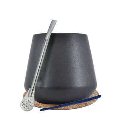 Set accesorii Yerba Mate Matero Bombilla 19 cm