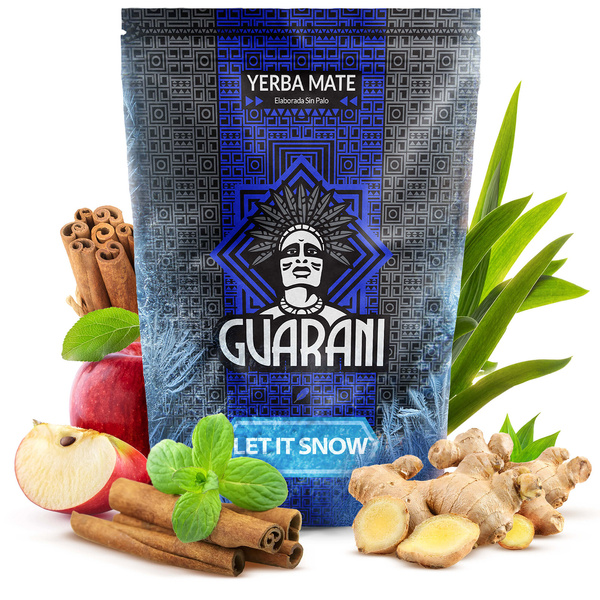 Set de cadou de Yerba Mate Guarani Let it Snow 0,4kg
