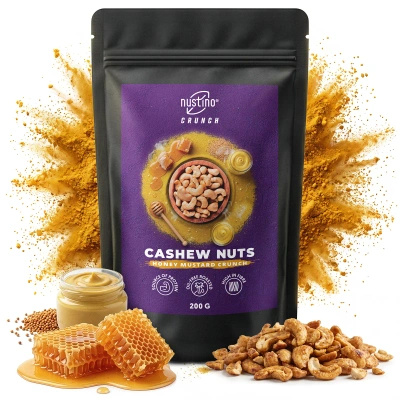 Nustino Crunch – Caju prăjit – Honey Mustard Crunch 200 g