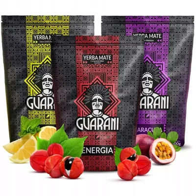 Yerba Mate Guarani 3x500g Various Blends
