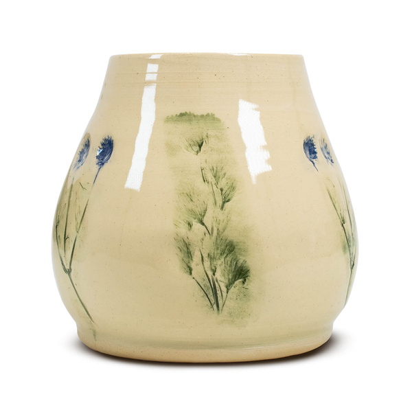 Ceașcă de mate din ceramică Flora Blue 300 ml – Seria Crater