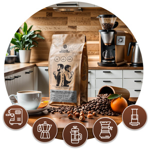 Coffee Broastery - Cafea boabe întreagă Amico dall'Italia Espresso Roast 400g