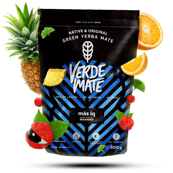 Kitul de Yerba Verde Mate Mas IQ 0,5kg + TermoColador
