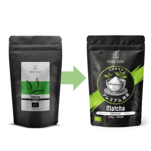 Set cadou: 3x matcha japoneză + accesorii din bambus