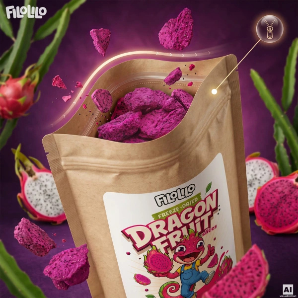 FiloLilo – Fructul dragonului liofilizat (felii) 20 g