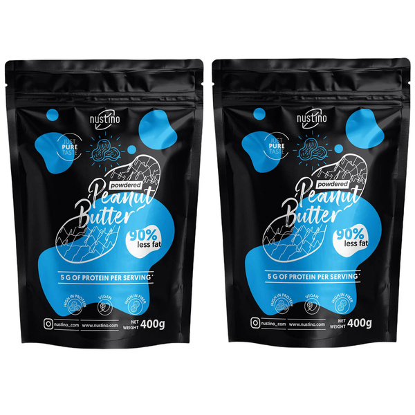 Set 2x Pudră de Unt de Arahide Nustino