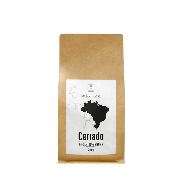 Mary Rose - cafea integrală boabe Brazilia Cerrado premium 200g