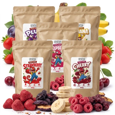 Set de fructe liofilizate FiloLilo 5×100g