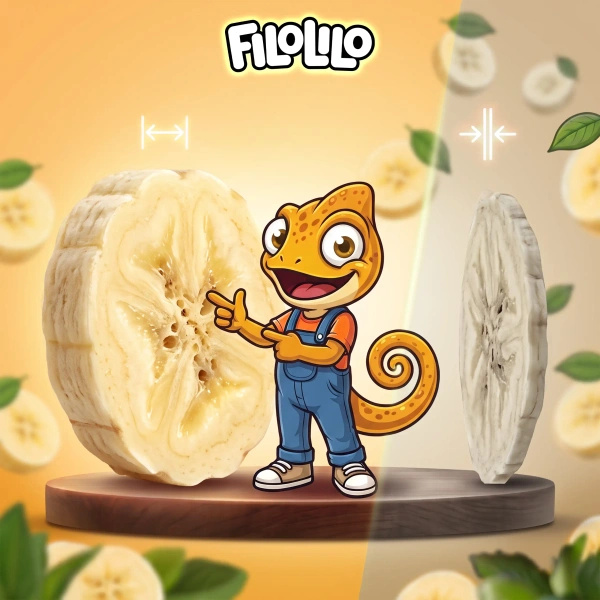 FiloLilo – Banane liofilizate (felii) 20 g