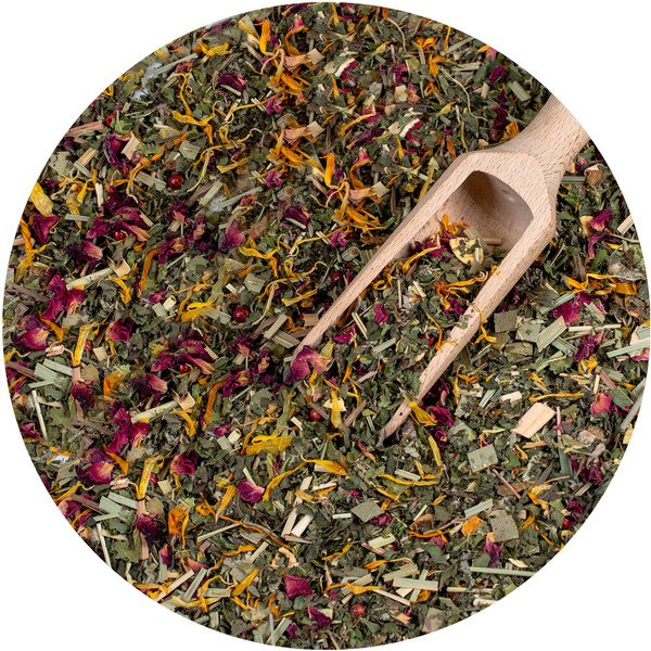 Set cadou pentru chakra rădăcină (Muladhara): ceai de chakra + tămâie + lumânare