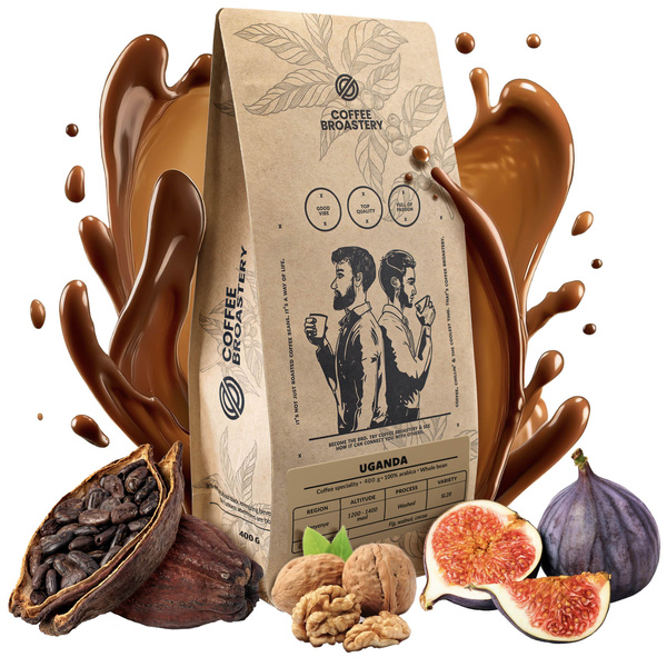 Bro Coffee Roastery - Cafea boabe întreagă Uganda Kanyenye Speciality 400g