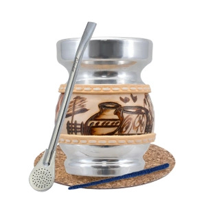 Set de accesorii pentru yerba mate: Palo Santo + Bombilla