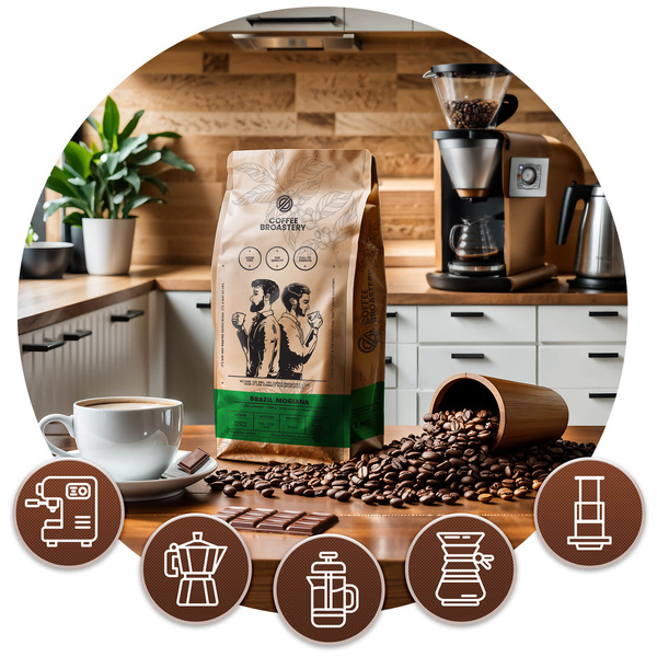 Set de cafea Bro Coffee Roastery Costa Rica San Rafael + Nicaragua Colibrí Azul + Brazil Samba 3x1kg (3kg)