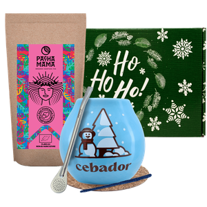 Set de cadou de Guayusa Pachamama Heartwarming 100g