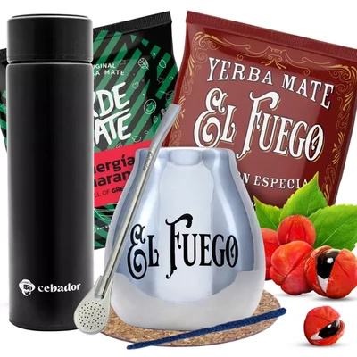 Kit de Yerba Mate Yerbomos bombilla 2x50g