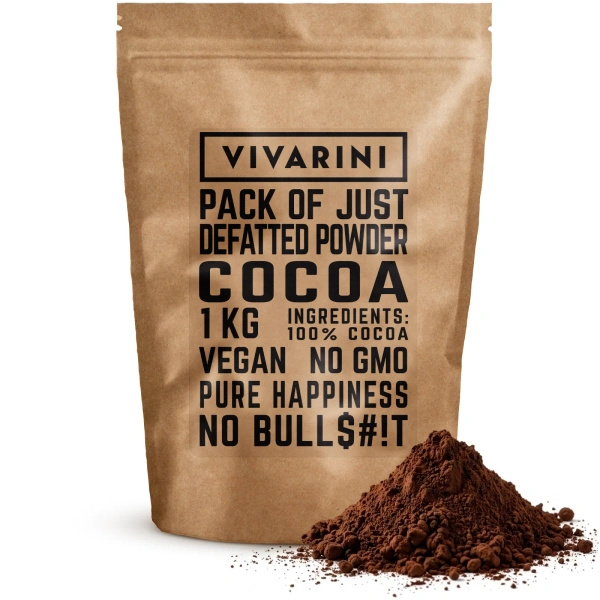 Vivarini – Cacao alcalinizată neagră (pudră) 1 kg