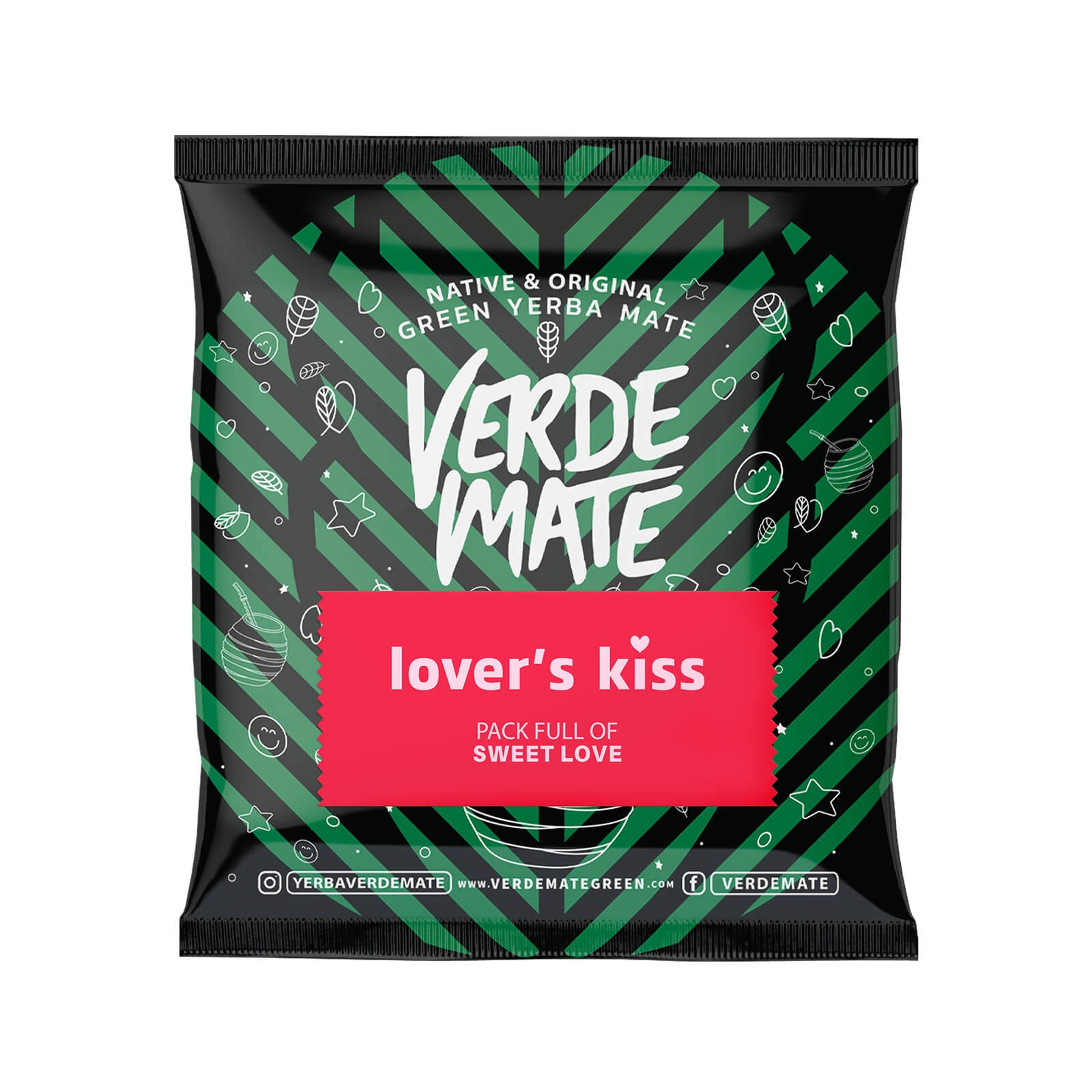 Verde Mate Green Lover's Kiss - Close-up