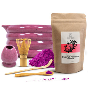 Set pentru prepararea Pink Matcha