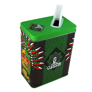 Yerbera – Cutie metalică + Guarani Naranja 0,5 kg