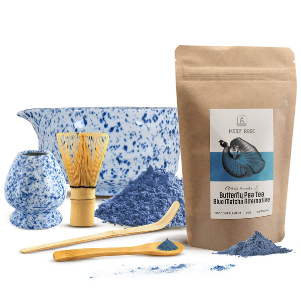 Set pentru prepararea Blue Matcha