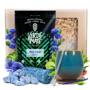 Set Cadou Esoteric: Yerba Mate + Salvie Albă + Calcit Albastru