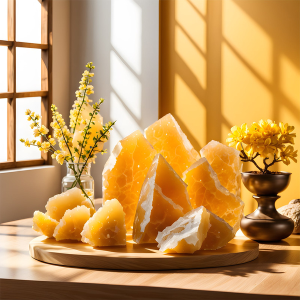 Calcit galben (piatră brută) 50 g