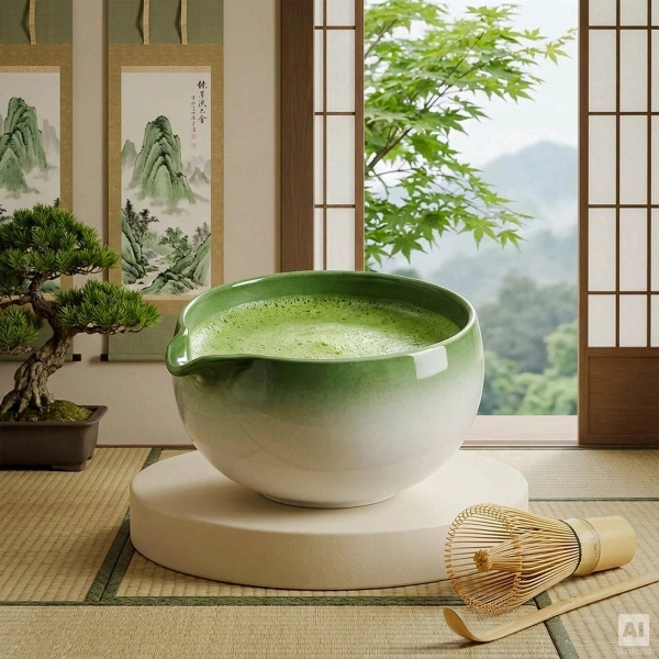 Set cadou pentru Matcha Latte colorat: Matcha + White Matcha + accesorii