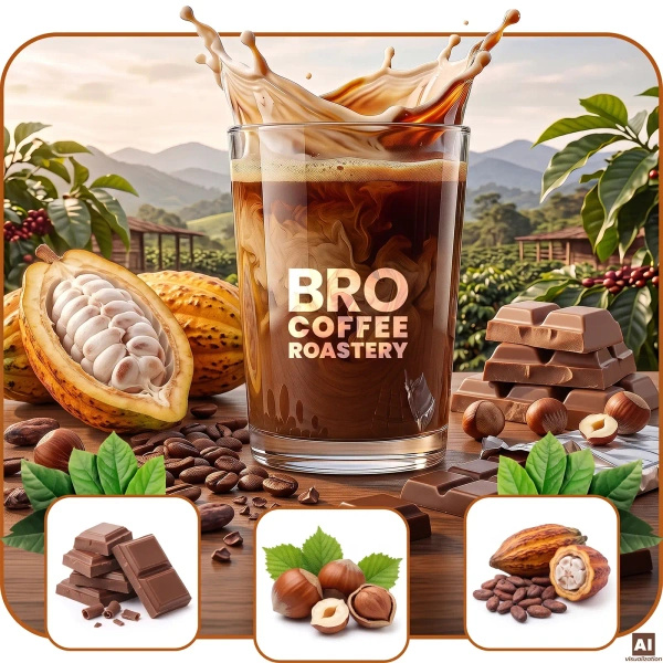 Bro Coffee Roastery – Cafea boabe Crema Rumba 400 g