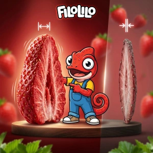 FiloLilo – Căpșuni liofilizate (felii) 20 g