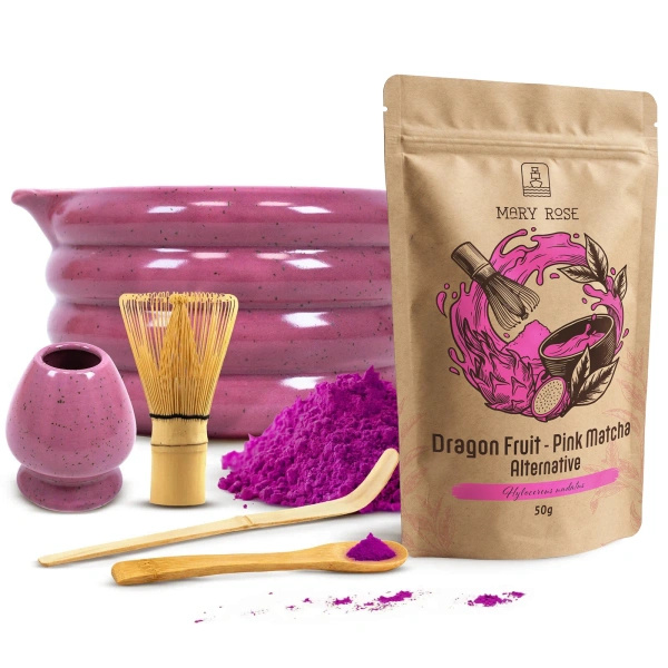 Set pentru prepararea Pink Matcha