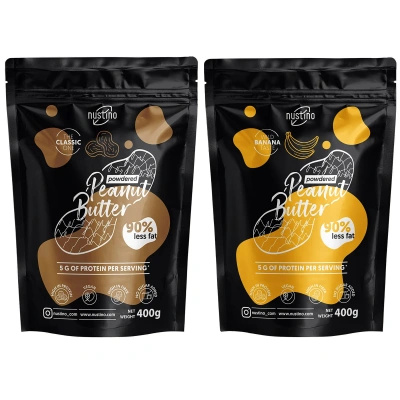 Set Unt de Arahide Pudră Nustino 2x400g