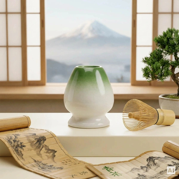 Set cadou pentru prepararea White Matcha