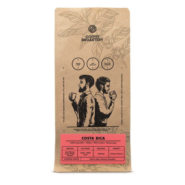 Coffee Broastery - Cafea boabe întreagă Costa Rica San Rafael Speciality 1kg