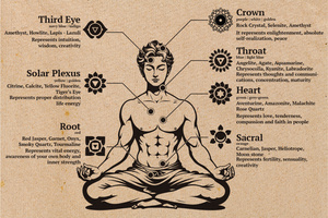 Etichetă de hârtie Buddha pietre TTL 100mm x 150mm