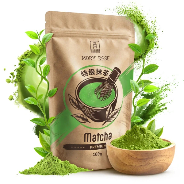 Set cadou: matcha premium + matchawan + accesorii din bambus