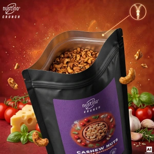 Nustino Crunch – Caju prăjit – Pizza Margherita 100 g