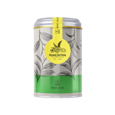 Mary Rose - ceai Assam Earl Grey în cutie de conserve - 50g