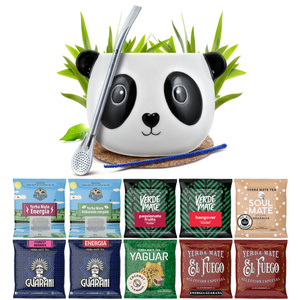 Yerba Mate 10x50g 500g set de mostre + accesorii