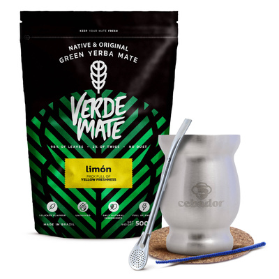 Kit de pornire de Yerba Mate Verde Mate Green 0,5 kg