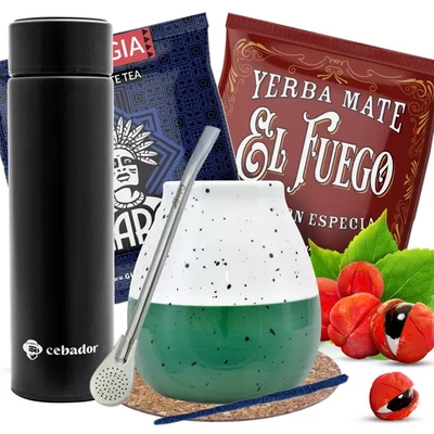 Kit de pornire de Yerba Mate calabash TERMOS