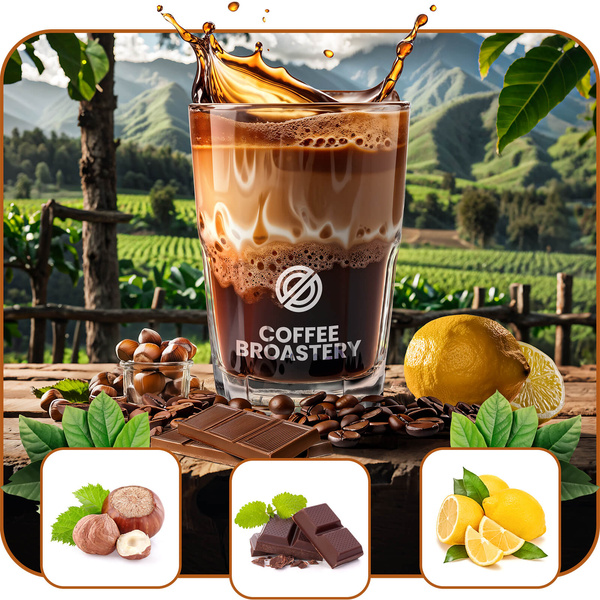 Bro Coffee Roastery - Cafea boabe întreagă India Karnataka Premium 400g