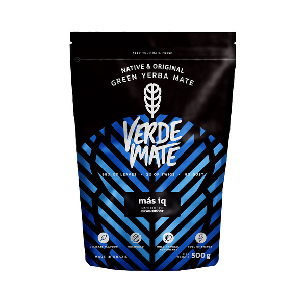 Kit de Yerba Mate Verde Mate Mas IQ 500g 0,5kg Yerbomos + TermoMate + Bombilla