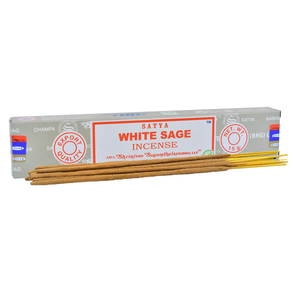 Bețișoare de tămâie Satya – White Sage