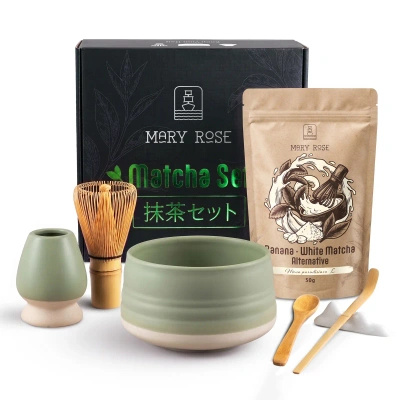 Set cadou pentru prepararea White Matcha