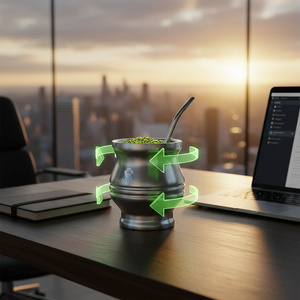 TermoColador – cană termică pentru yerba mate – 190 ml (argintiu)